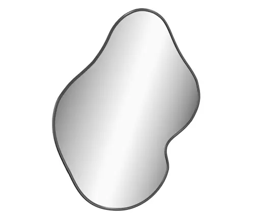 Seinapeegel, Must, 50 X 40 Cm