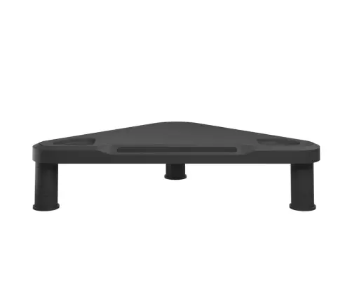 Stūra Monitora Paliktnis, Melns, 49X28X10,5 Cm Vidaxl