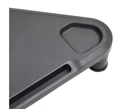 Stūra Monitora Paliktnis, Melns, 49X28X10,5 Cm Vidaxl