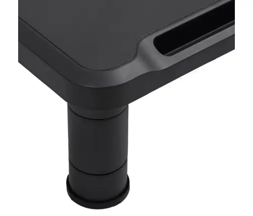 Monitora Paliktnis, Melns, 38X24X10,5 Cm Vidaxl