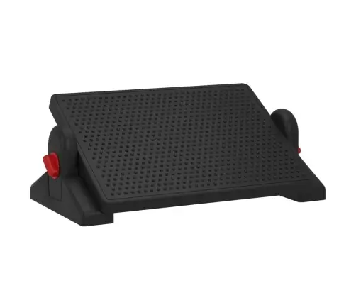 Kāju Balsts, Melns, 50X30,5X17 Cm Vidaxl