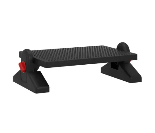 Kāju Balsts, Melns, 50X30,5X17 Cm Vidaxl