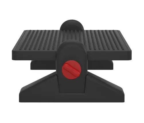 Kāju Balsts, Melns, 50X30,5X17 Cm Vidaxl