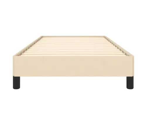 Lovos Rėmas Be Čiužinio, Kreminis, 90X190 cm Audinys