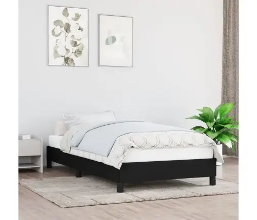 Lovos Rėmas Be Čiužinio, Juodas, 90X200 cm Audinys
