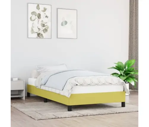 Lovos Rėmas, Žalios Spalvos, 90X200cm Audinys