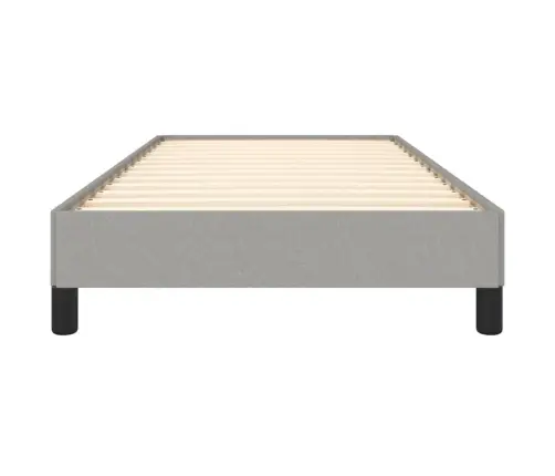 Gultas Rāmis Bez Matrača, Gaiši Pelēks, 100X200 Cm, Audums Vidaxl