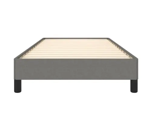 Gultas Rāmis Bez Matrača, Tumši Pelēks, 100X200 Cm, Audums Vidaxl