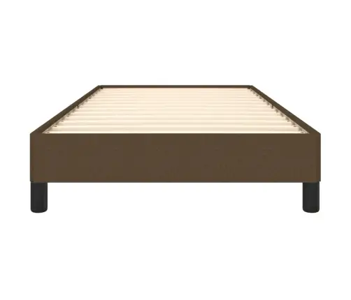 Gultas Rāmis Bez Matrača, Tumši Brūns, 100X200 Cm, Audums Vidaxl