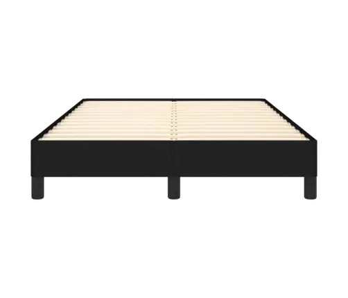 Gultas Rāmis Bez Matrača, Melns, 120X200 Cm, Audums Vidaxl