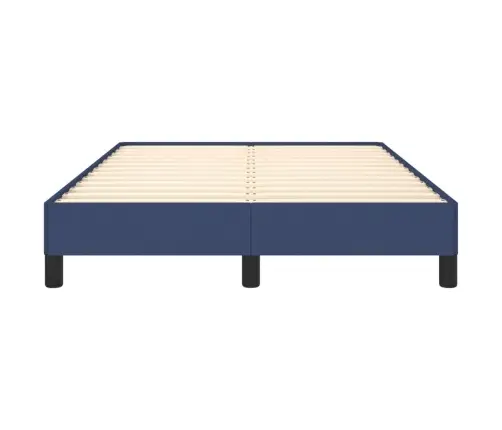 Lovos Rėmas Be Čiužinio, Mėlynos Spalvos, 120X200 cm Audinys