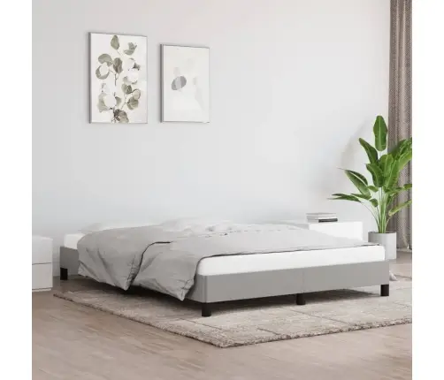 Lovos Rėmas Be Čiužinio, Šviesiai Pilkas, 140X190cm Audinys