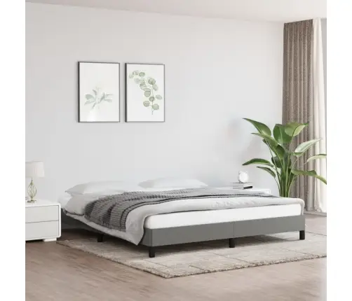 Lovos Rėmas Be Čiužinio, Tamsiai Pilkas, 160X200cm Audinys