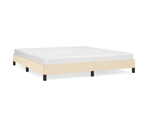 Voodiraam Ilma Madratsita, Kreemjas, 160X200 cm Kangas