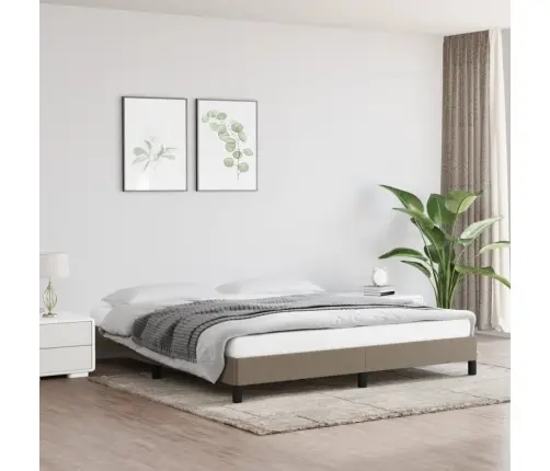 Lovos Rėmas Be Čiužinio, Taupe Spalvos, 180X200cm Audinys