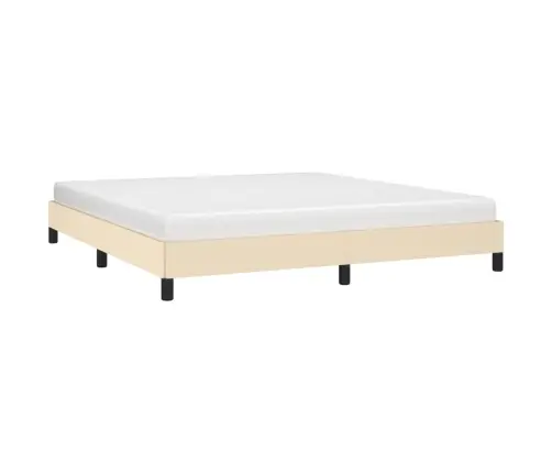Voodiraam Ilma Madratsita, Kreemjas, 180X200 cm Kangas