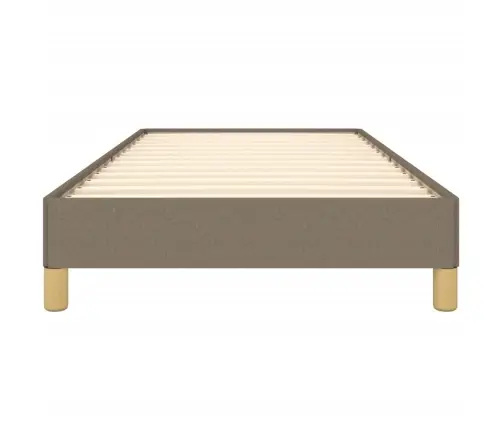 Gultas Rāmis Bez Matrača, Pelēkbrūns, 90X200Cm Audums Vidaxl