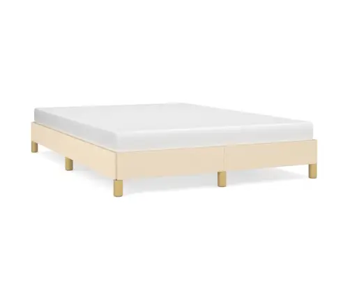 Lovos Rėmas Be Čiužinio, Kreminės Spalvos, 140X190cm Audinys
