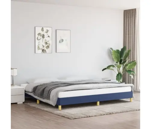 Voodiraam Ilma Madratsita, Sinine, 200 X 200 cm Kangas