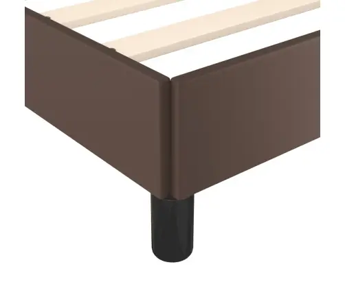 Lovos Rėmas, Rudos, 140X200cm Dirbtinė Oda