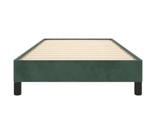 Lovos Rėmas Be Čiužinio, Tamsiai Žalias, 80X200cm Aksomas