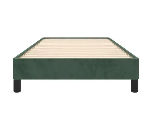 Voodiraam Ilma Madratsita Tumeroheline 90X200 Cm Samet