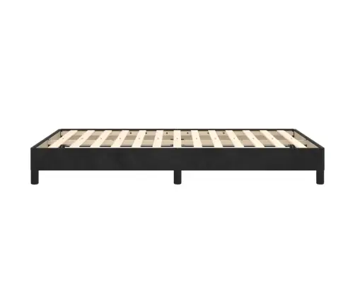 Lovos Rėmas Be Čiužinio, Juodos Spalvos, 120X200cm Aksomas