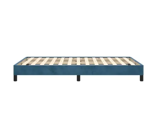 Voodiraam Ilma Madratsita Tumesinine 120X200 Cm Samet