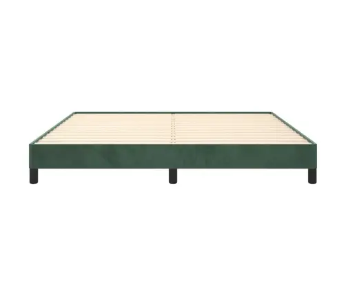 Voodiraam Ilma Madratsita Tumeroheline 180X200 Cm Samet