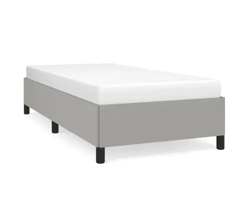 Gultas Rāmis Bez Matrača, Gaiši Pelēks, 80X200 Cm, Audums Vidaxl