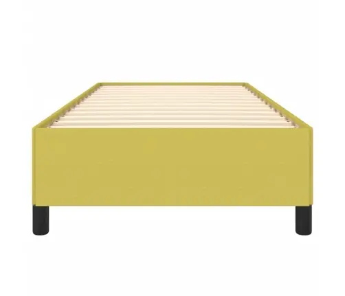 Gultas Rāmis, Zaļš, 90X190 Cm, Audums Vidaxl