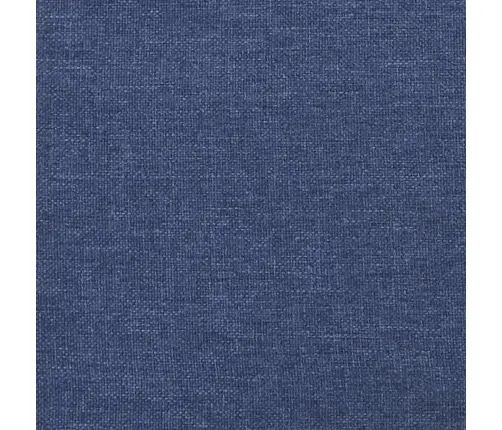 Gultas Rāmis Bez Matrača, Zils, 90X200Cm Audums Vidaxl