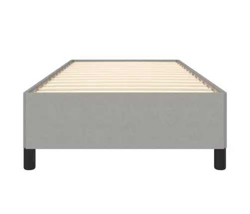 Gultas Rāmis Bez Matrača, Gaiši Pelēks, 100X200 Cm, Audums Vidaxl