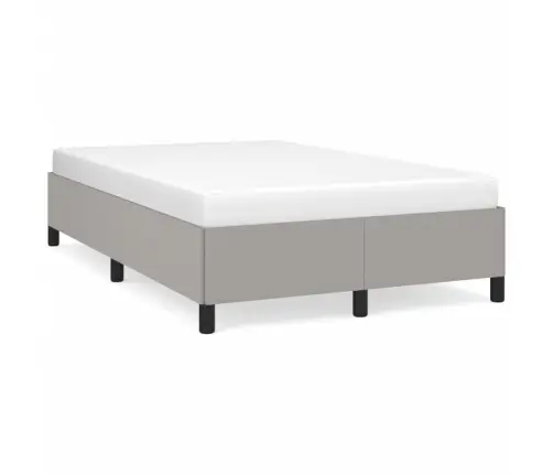 Gultas Rāmis Bez Matrača, Gaiši Pelēks, 120X200 Cm, Audums Vidaxl