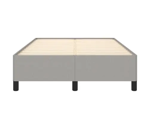 Gultas Rāmis Bez Matrača, Gaiši Pelēks, 120X200 Cm, Audums Vidaxl