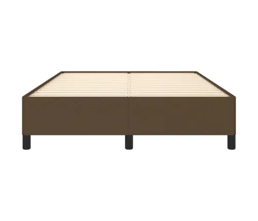 Voodiraam Ilma Madratsita, Tumepruun, 140 X 190 cm Kangas