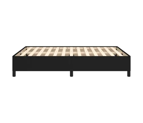 Lovos Rėmas Be Čiužinio, Juodos Spalvos, 140X200cm Audinys