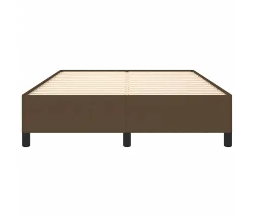 Lovos Rėmas Be Čiužinio, Tamsiai Rudas, 140X200cm Audinys