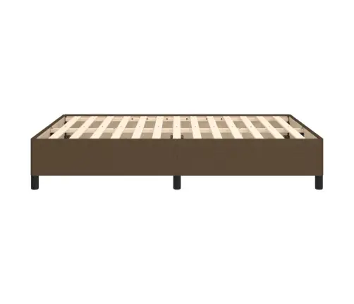 Lovos Rėmas Be Čiužinio, Tamsiai Rudas, 140X200cm Audinys