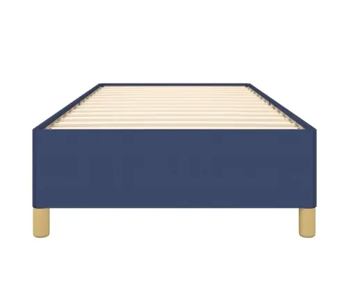 Gultas Rāmis Bez Matrača, Zils, 80X200Cm Audums Vidaxl