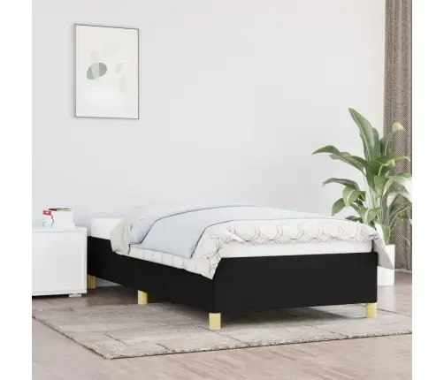 Voodiraam Ilma Madratsita , Must, 90X200cm Kangas