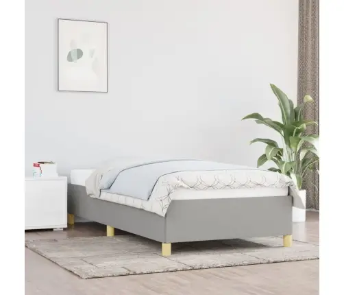 Voodiraam Ilma Madratsita, Helehall, 100X200 cm Kangas