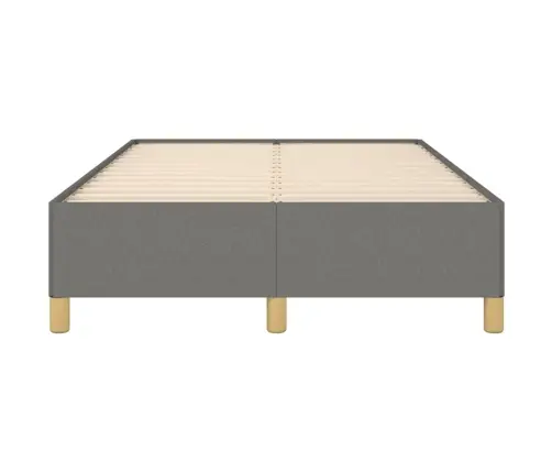 Gultas Rāmis Bez Matrača, Tumši Pelēks, 120X200 Cm, Audums Vidaxl