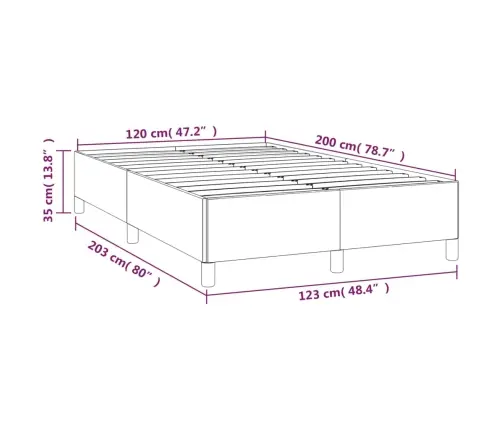 Gultas Rāmis Bez Matrača, Zils, 120X200 Cm, Audums Vidaxl Gultas Rāmis Bez Matrača, Zils, 120X200 Cm, Audums Vidaxl