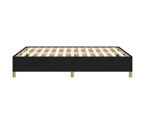 Voodiraam Ilma Madratsita, Must, 140X200 cm Kangas