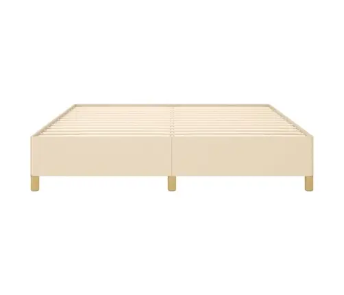Lovos Rėmas Be Čiužinio, Kreminės Spalvos, 180X200cm Audinys