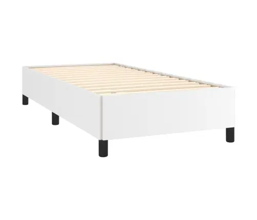 Lovos Rėmas, Baltos Spalvos, 80X200cm Dirbtinė Oda