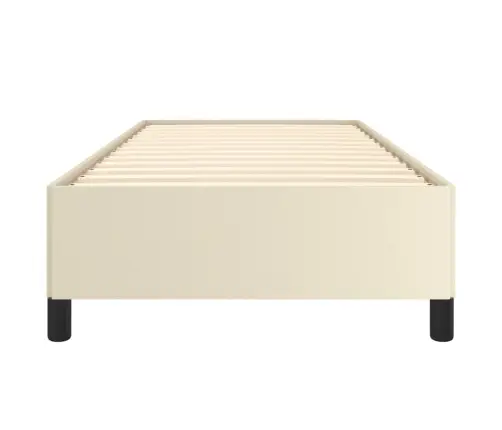 Lovos Rėmas, Kreminės Spalvos, 80X200cm Dirbtinė Oda
