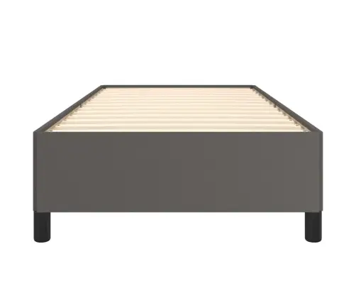 Gultas Rāmis, Pelēks, 90X200 Cm, Mākslīgā Āda Vidaxl Gultas Rāmis, Pelēks, 90X200 Cm, Mākslīgā Āda Vidaxl