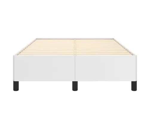 Gultas Rāmis, Balts, 120X200 Cm, Mākslīgā Āda Vidaxl